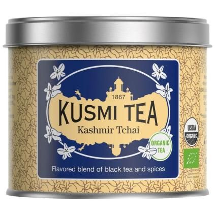 Μαύρο τσάι KASHMIR TCHAI, κουτάκι τσαγιού, 100 g, χύμα φύλλα, Kusmi Tea