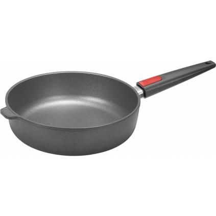 Τηγάνι saute TITANIUM NOWO, 26 cm, για επαγωγική εστία, με αποσπωμενη λαβή λαβή, από τιτάνιο, WOLL