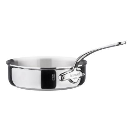 Τηγάνι saute M'COOK, 20 cm, από ανοξείδωτο ατσάλι, Mauviel