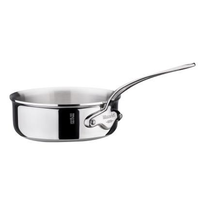Τηγάνι saute M'COOK, 16 cm, από ανοξείδωτο ατσάλι, MAUVIEL