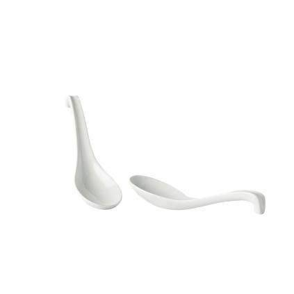 Ιαπωνικό κουτάλι, 17,5 cm, λευκό, MIJ