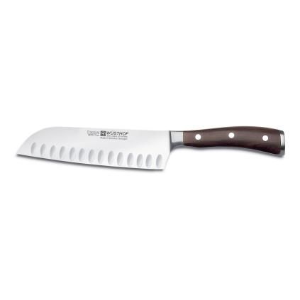 Μαχαίρι Santoku IKON, 17 cm, με οβάλ αυλακώσεις, Wüsthof