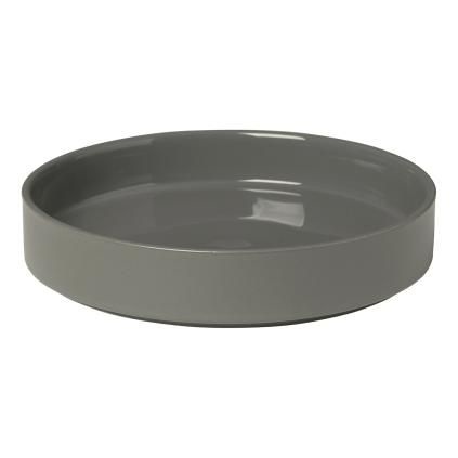 Βαθύ πιάτο PILAR, 20 cm, σκούρο γκρι, κεραμικό, Blomus