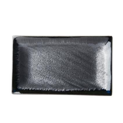 Πιατέλα σερβιρίσματος MATT BLACK, 33 x 19 cm, MIJ