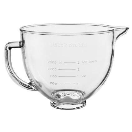 Μπολ κουζινομηχανής 5KSM5GB, 4,83 l, γυάλινο, KitchenAid