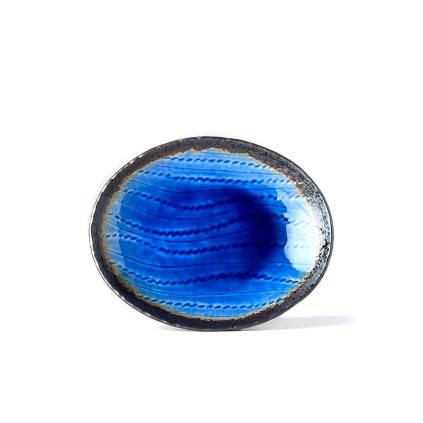 Πιατέλα σερβιρίσματος COBALT BLUE, 24 x 20 cm, MIJ