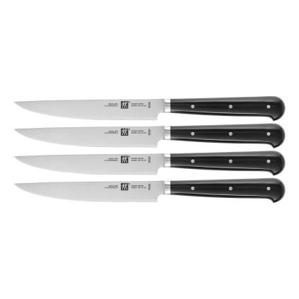 Μαχαίρι για μπριζόλα STEAK SET, σετ 4 τεμαχίων, μαύρο, Zwilling