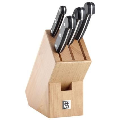 Μπλοκ μαχαιριών GOURMET, 5 τεμάχια, από ξύλο οξιάς, Zwilling