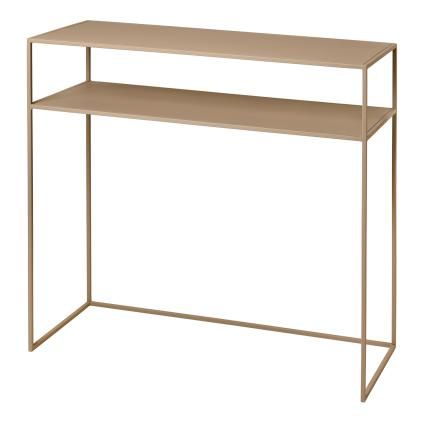Τραπέζι κονσόλα FERA, 85 cm, μπεζ, ατσάλι, Blomus