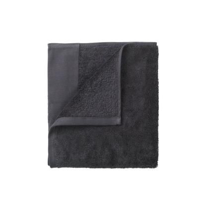 Πετσέτα χεριών RIVA, σετ 4 τεμαχίων, 30 x 30 cm, σε σκούρο γκρι, Blomus