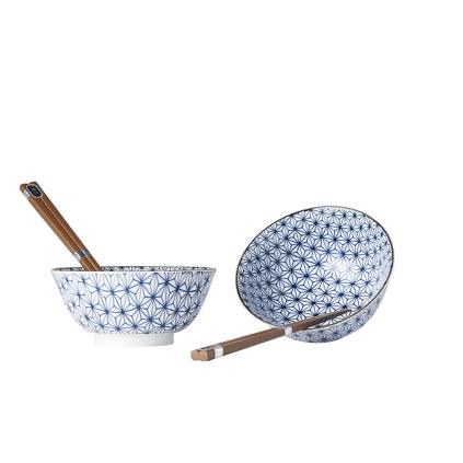 Μπολ φαγητού STARBUST, 500 ml, σετ 2 τεμαχίων, με chopsticks, MIJ