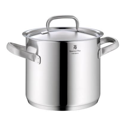 Ψηλή κατσαρόλα GOURMET PLUS, 24 cm, σε ματ ανοξείδωτο ατσάλι, WMF