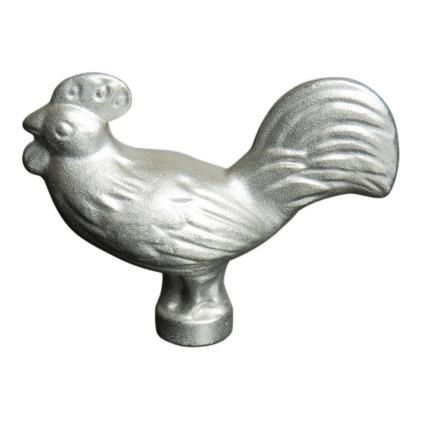 Λαβή για καπάκι κατσαρόλας ROOSTER, ασημί, Staub