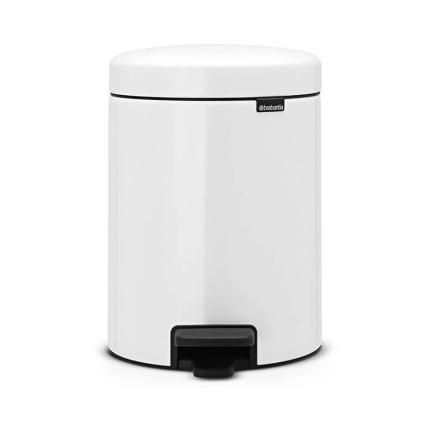 Κάδος με πεντάλ NEWICON, 5 l, σε λευκό, Brabantia