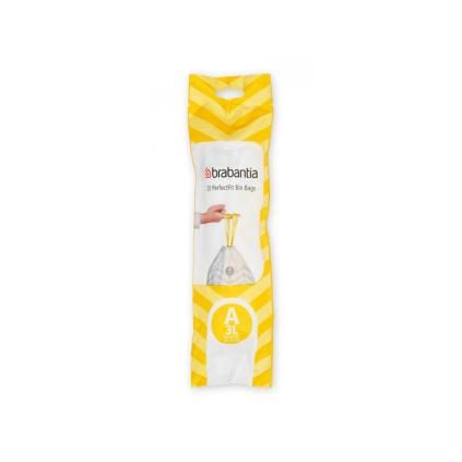 Σακούλες για κάδους απορριμάτων PerfectFit 3 l, 20 τμχ, Brabantia