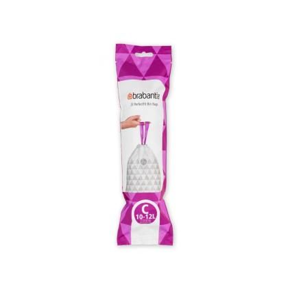 Σακούλες για κάδους απορριμάτων C PERFECTFIT 10-12 l, 20 τμχ, Brabantia