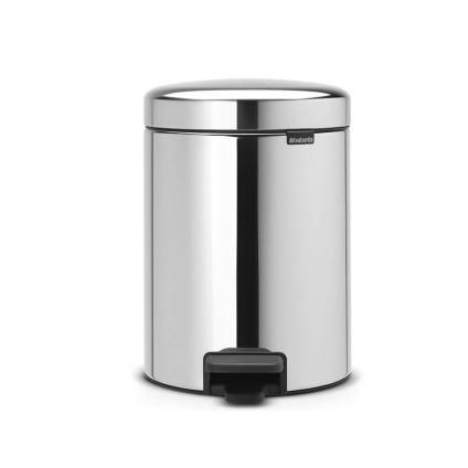 Κάδος με πεντάλ NEWICON, 5 l, σε γυαλιστερό ατσάλι, Brabantia