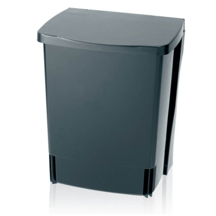 Εντοιχισμένος κάδος, 10 l, μαύρος, Brabantia