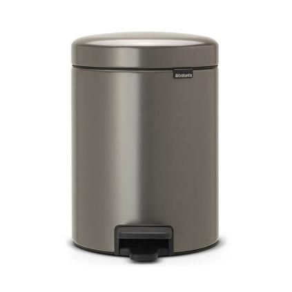 Κάδος με πεντάλ NEWICON, 5 l, σε πλατίνα, Brabantia