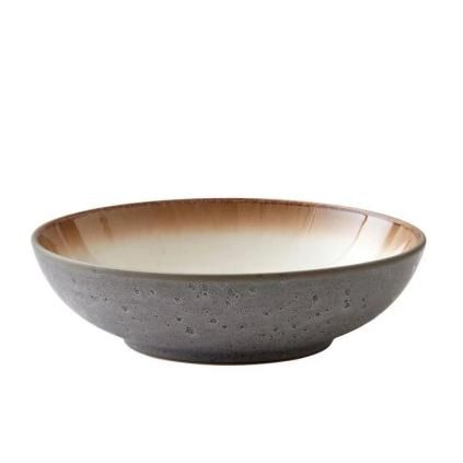 Μπολ φαγητού, 20 cm, γκρι/κρεμ, Bitz
