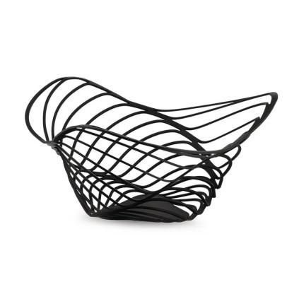 Μπολ για φρούτα TRINITY, 26 cm, μαύρο, Alessi