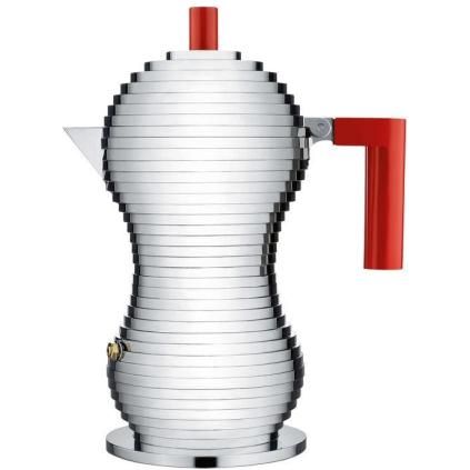Καφετιέρα εσπρέσο σε εστία PULCINA, 150 ml, κόκκινο, Alessi