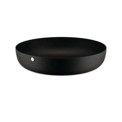 Μπολ για φρούτα TEXTURE, 21 cm, μαύρο, Alessi