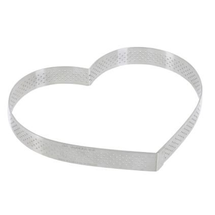 Δαχτυλίδι ψησίματος, 18 cm, σε σχήμα καρδιάς, ανοξείδωτο, de Buyer