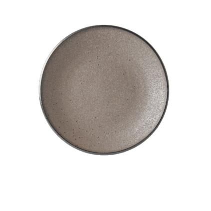 Πιάτο γλυκού EARTH BLACK, 25 cm, MIJ