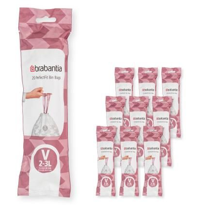 Σακούλες για κάδους απορριμάτων V PERFECTFIT 3 l, 200 τμχ, Brabantia