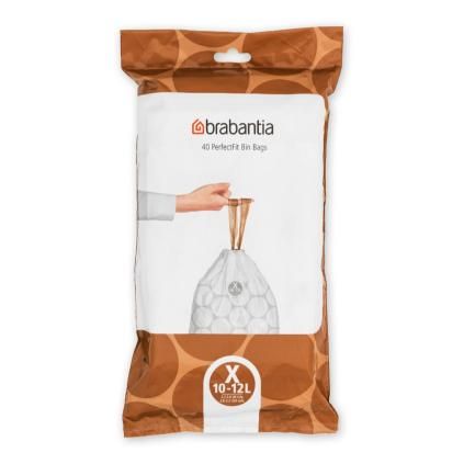 Σακούλες για κάδους απορριμάτων X PERFECTFIT 10-12 l, 40 τμχ, Brabantia