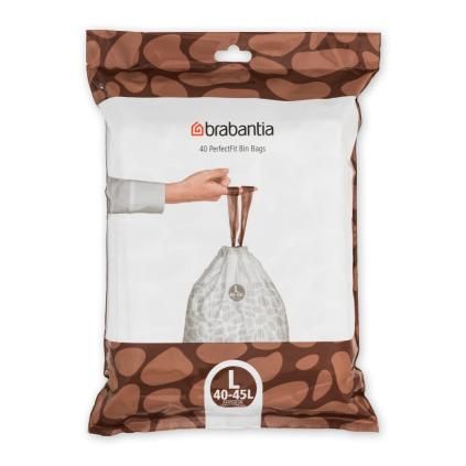 Σακούλες για κάδους απορριμάτων L PERFECTFIT 40-45 l, 40 τμχ, Brabantia