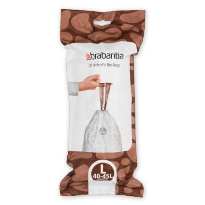 Σακούλες για κάδους απορριμάτων L PERFECTFIT 40-45 l, 20 τμχ, Brabantia