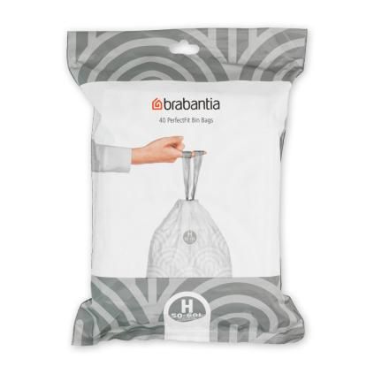Σακούλες για κάδους απορριμάτων H PERFECTFIT 50-60 l, 40 τμχ, Brabantia