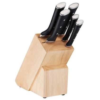 Σετ μαχαιριών ICE FORCE K232S574, σετ 6 τμχ, με βάση, Tefal