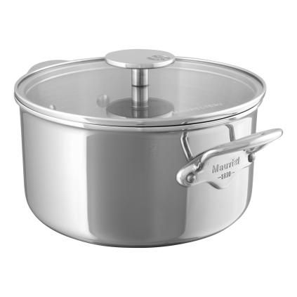 Κατσαρόλα M'COOK, 20 cm, 3,3 l, με γυάλινο καπάκι, Mauviel