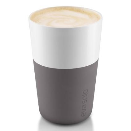 Κούπα, 360 ml, σετ 2 τεμαχίων, με κάλυμμα σιλικόνης, γκρι, Eva Solo