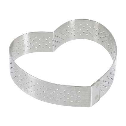 Δαχτυλίδι ψησίματος, 8 cm, σε σχήμα καρδιάς, ανοξείδωτο, de Buyer