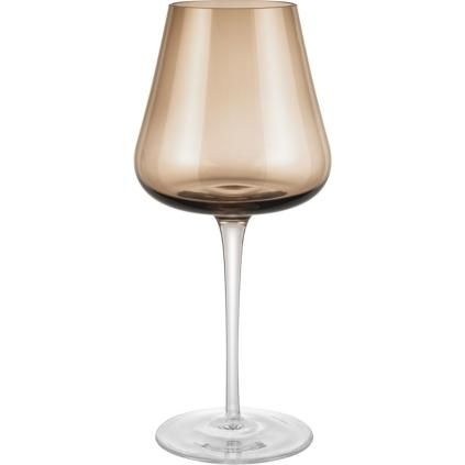 Ποτήρι λευκού κρασιού BELO, σετ 2 τεμαχίων, 400 ml, καφέ, Blomus