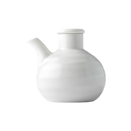 Μπουκάλι για σόγια MODERN WHITE, 110 ml, από πορσελάνη, MIJ