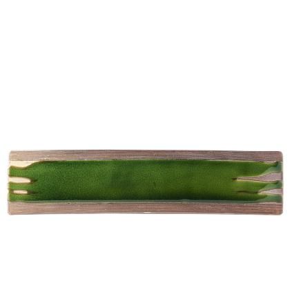 Πιάτο για σούσι και σασίμι EARTH BRIGHT GREEN, 52 x 12 cm, MIJ