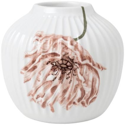 Βάζο HAMMERSHOI POPPY Kähler 13 cm λευκό
