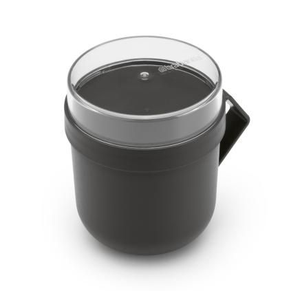 Βάζο για φαγητό MAKE & TAKE, 600 ml, σκούρο γκρι, Brabantia