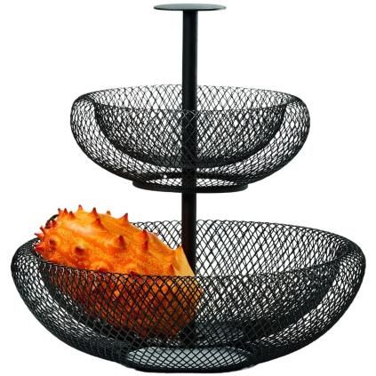Εταζέρα MESH 30 cm, μαύρο, Philippi
