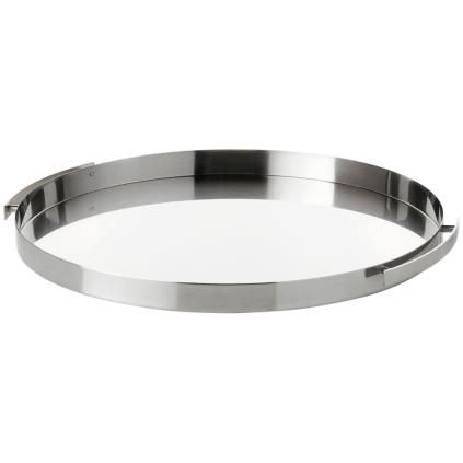 Δίσκος σερβιρίσματος ARNE JACOBSEN, 33,5 cm, σε ασημί, Stelton