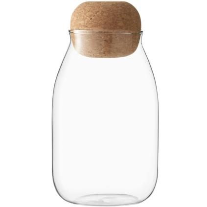 Βάζο αποθήκευσης τροφίμων CORTICA, 500 ml, από γυαλί, Viva Scandinavia