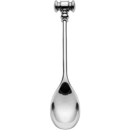 Κουτάλι για αυγά DRESSED, σετ 2 τεμαχίων, 12 cm, σε ασημί, Alessi