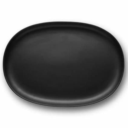 Πιατέλα σερβιρίσματος NORDIC KITCHEN, 36 cm, σε μαύρο, πήλινη, Eva Solo