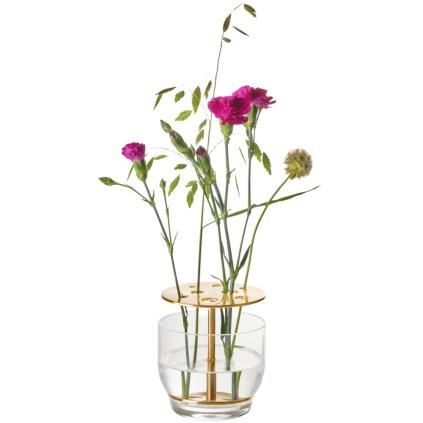 Βάζο IKEBANA, 13 cm, χρυσό, από γυαλί, Fritz Hansen