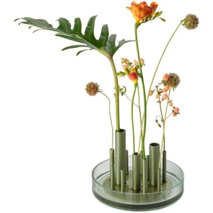 Βάζο IKERU, 19 cm, πράσινο, από γυαλί, Fritz Hansen